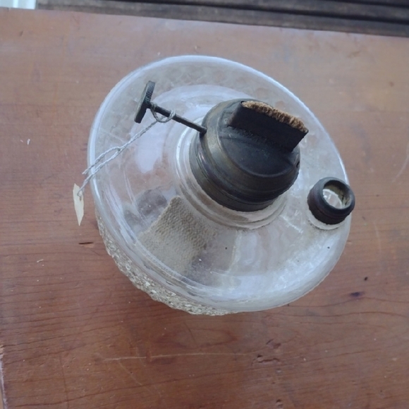 imp'd climax Other - Vintage Glass Oil Lamp